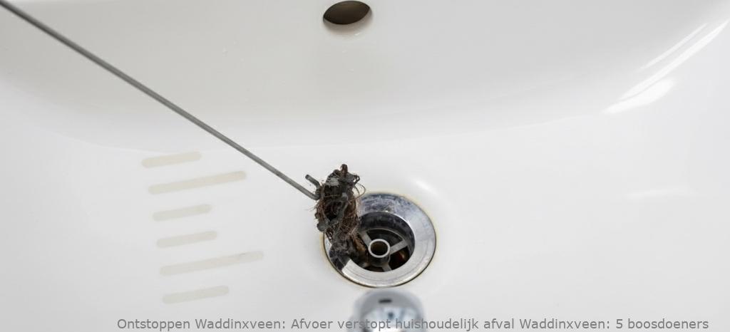 Afvoer verstopt huishoudelijk afval Waddinxveen: 5 boosdoeners