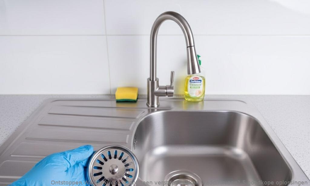 Gootsteen verstopt keuken Waddinxveen? 5 goedkope oplossingen