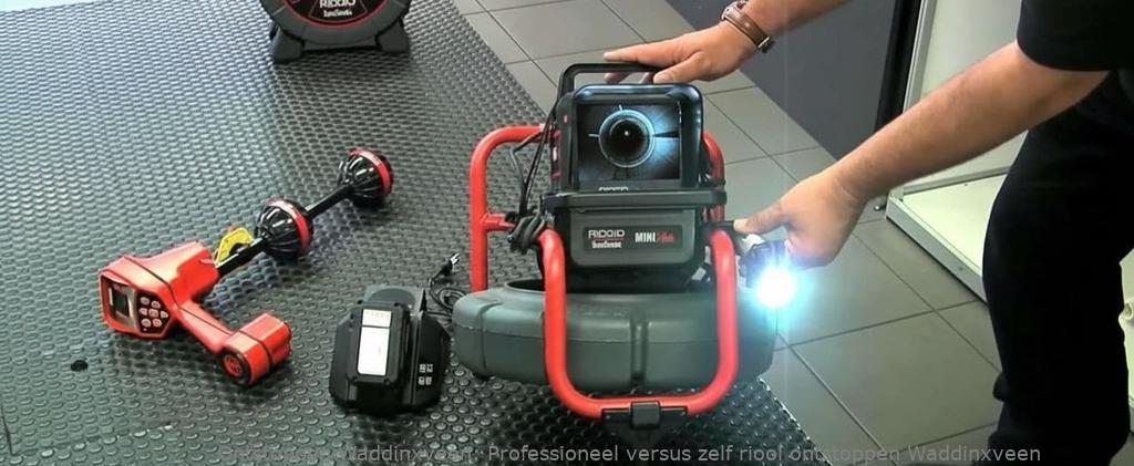 Professioneel versus zelf riool ontstoppen Waddinxveen