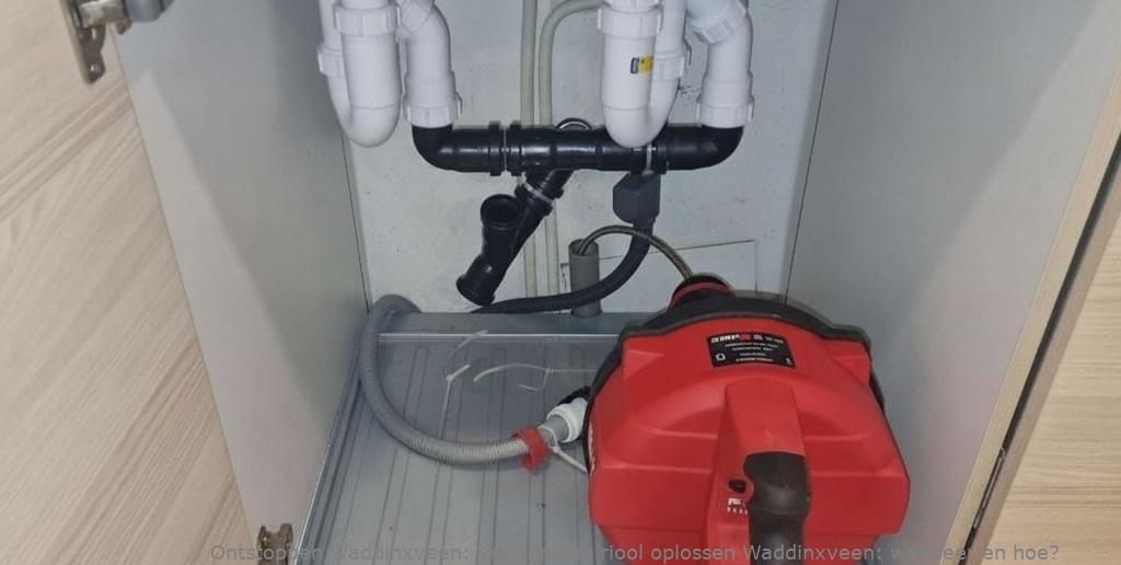 Verstopping riool oplossen Waddinxveen: wanneer en hoe?