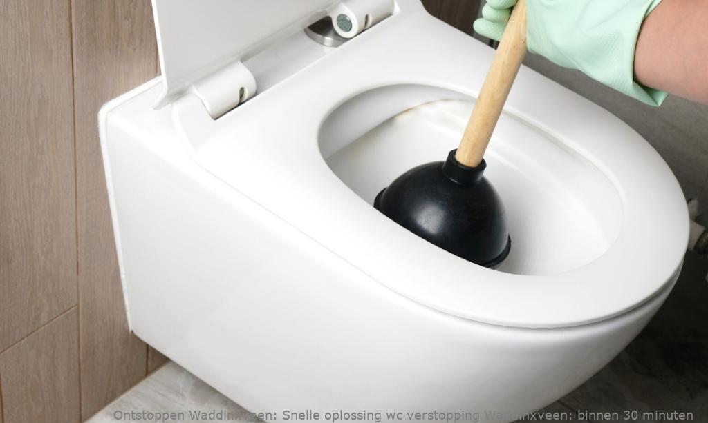 Snelle oplossing wc verstopping Waddinxveen: binnen 30 minuten
